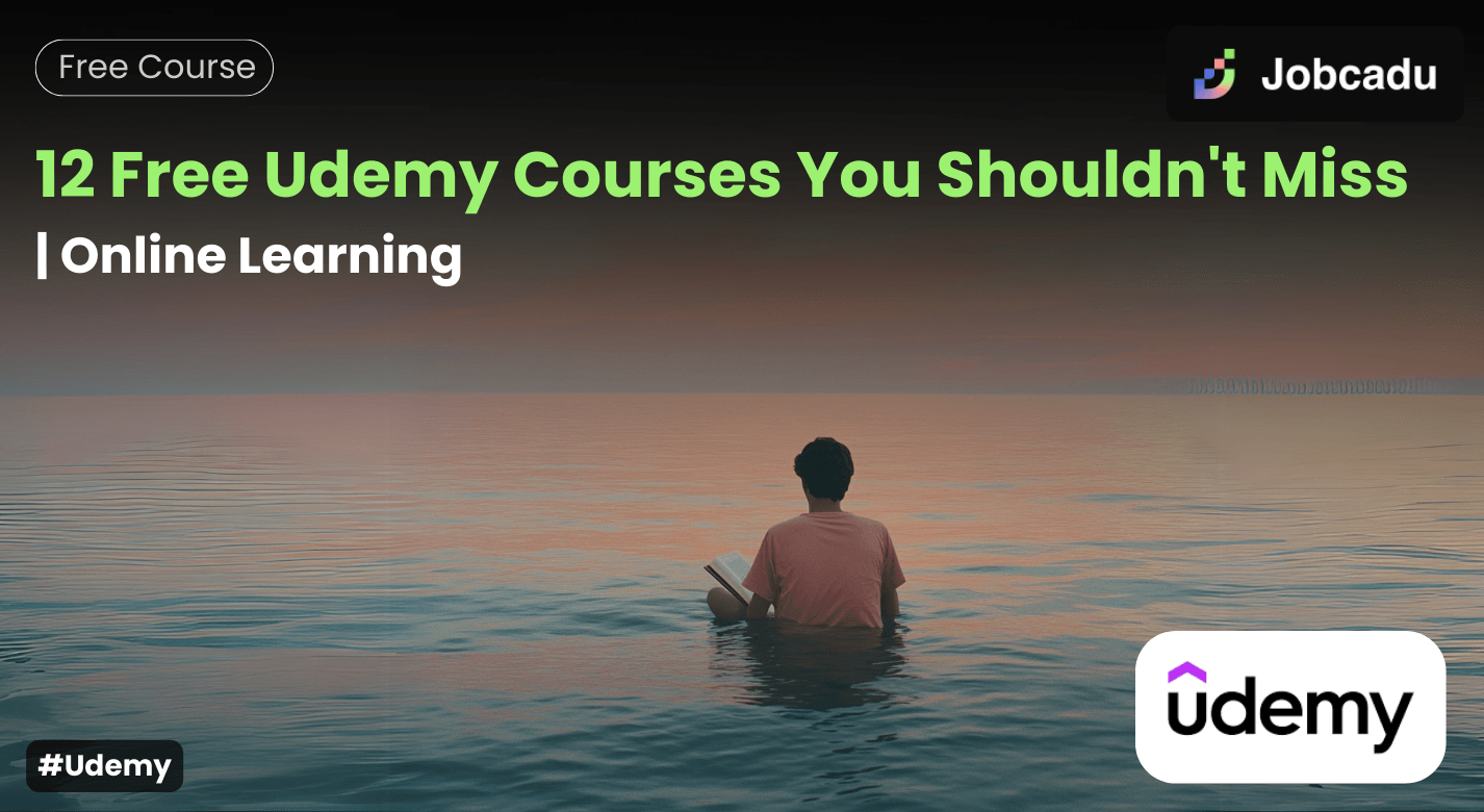 12 Free Udemy Courses You Shouldn't Miss